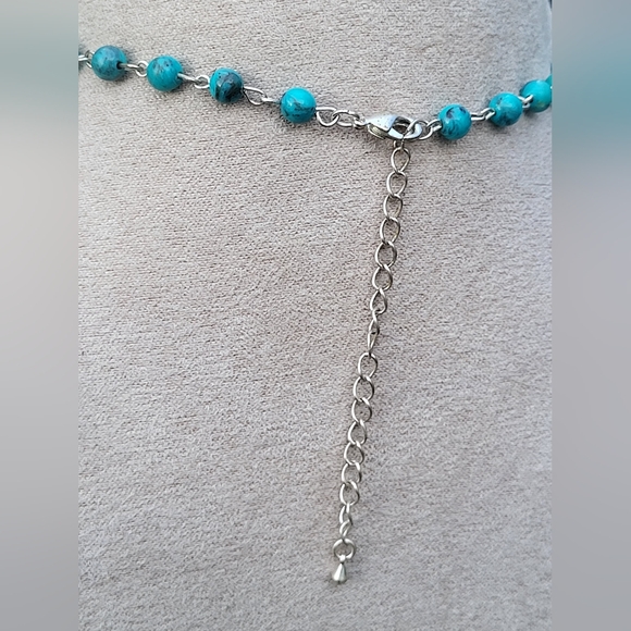 VINTAGE SET!! Turquoise Beaded - Picture 6 of 12